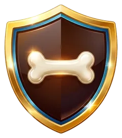 Bone shield badge